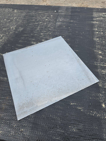 Blank steel sheet cut to length per customer dimensions